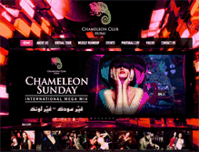 Tablet Screenshot of chameleonclubdubai.com